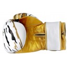 SZ Fighters - Боксови ръкавици Естествена кожа - Madness - Gold/White/Black​